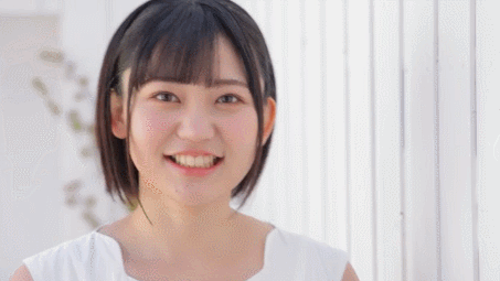 動圖 合原槻羽 笑顔が眩しい福岡出身の現役女子大生