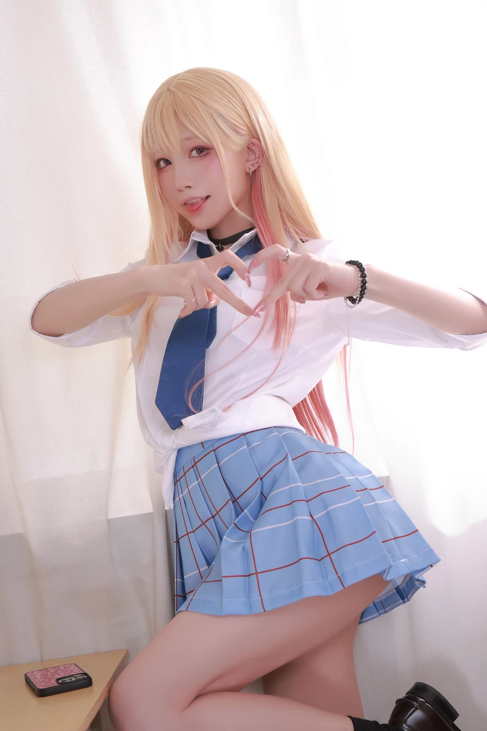 水淼Aqua 喜多川海夢2 蕾絲吊帶襪怦然心動