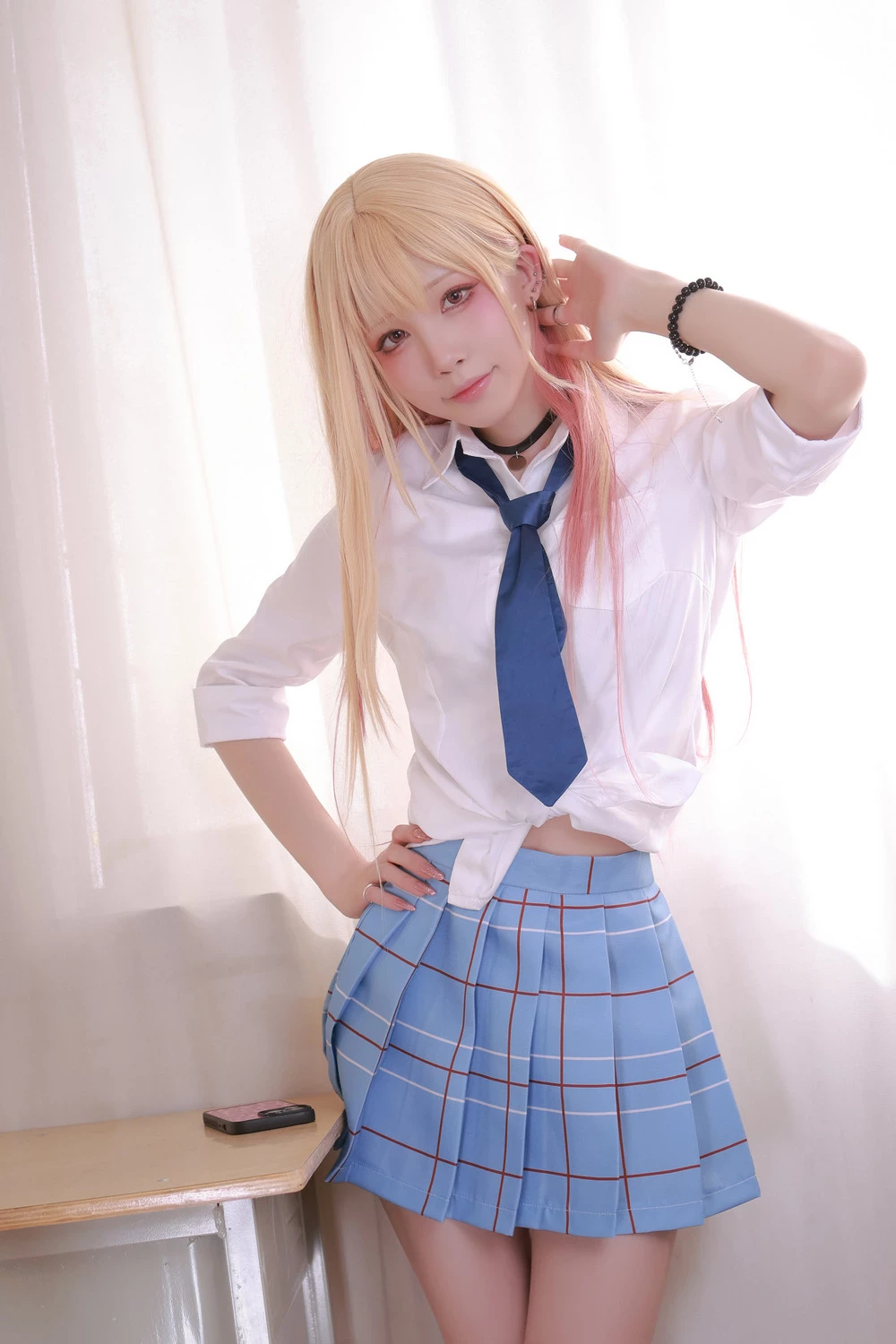 水淼Aqua 喜多川海夢2 蕾絲吊帶襪怦然心動
