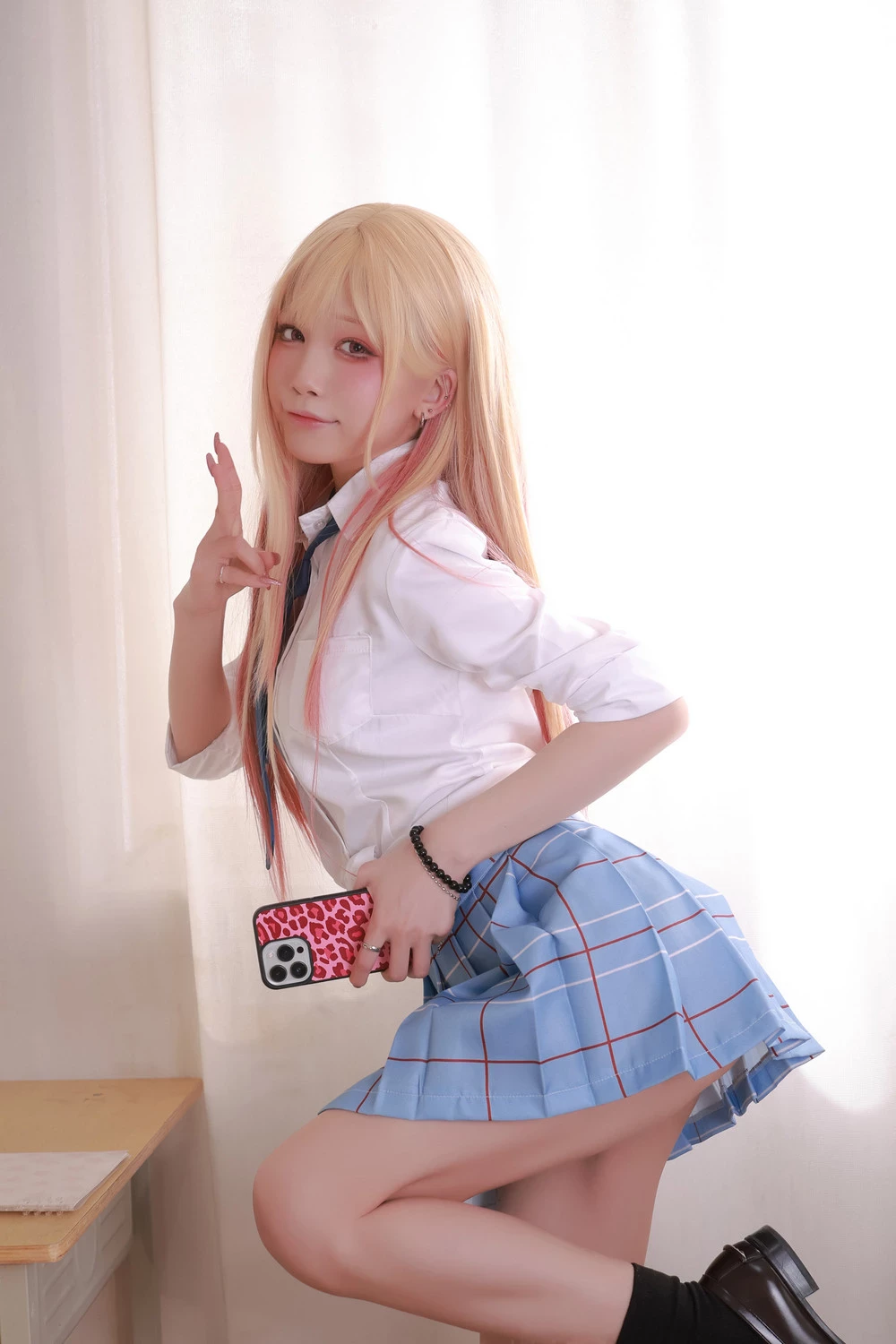 水淼Aqua 喜多川海夢2 蕾絲吊帶襪怦然心動