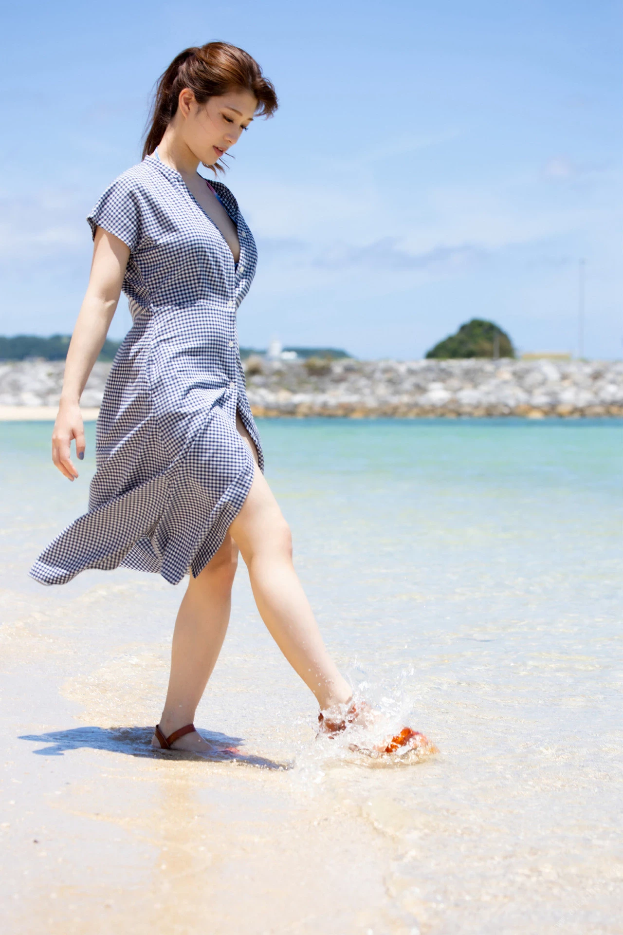 有賀みなほ- ヘアヌード寫真集 CRAZY SUMMER Set-02